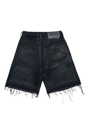 black cotton shorts DIESEL KIDS | J02351KXBPXK02